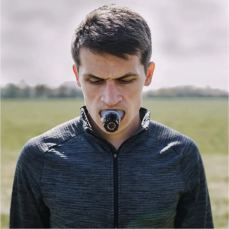 Elevate Your Breathing Game with the 1PC Sports Breathing Trainer - Essential Fitness Equipment for Lung Health and Home Workouts