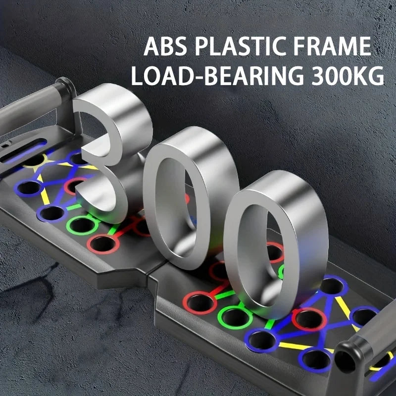 Transform Your Workout with the Portable Multifunctional Push-Up Board Set - Perfect for Chest, Arms, and Back Training!